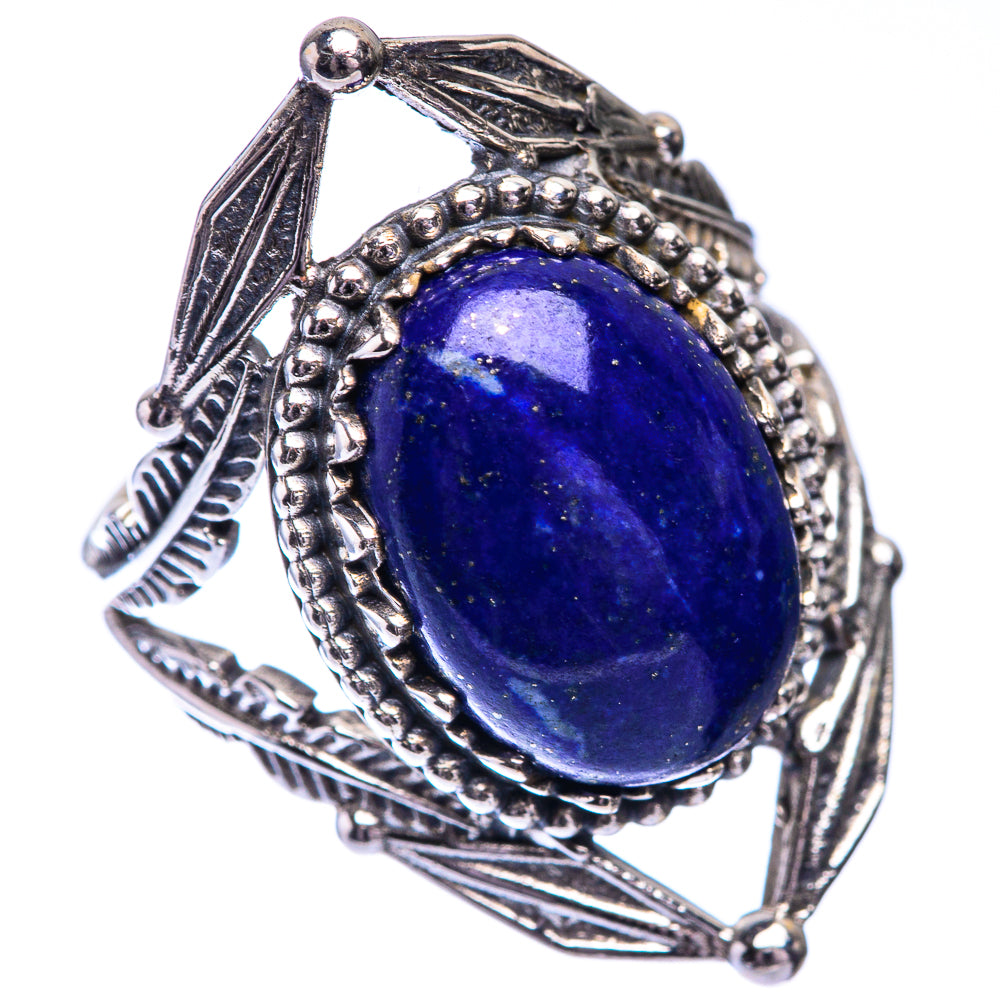 Lapis Lazuli Ring Size 6.5 (925 Sterling Silver) R140674