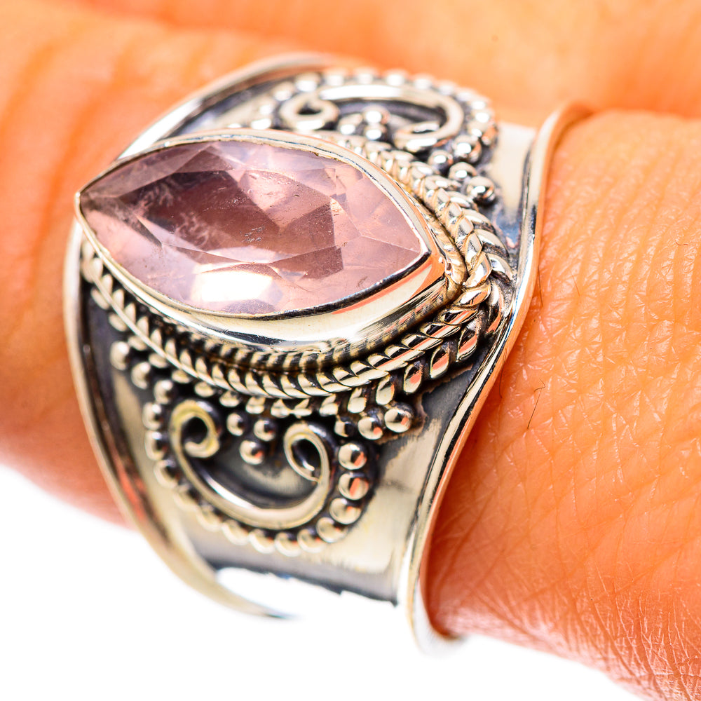 Rose Quartz Ring Size 9 (925 Sterling Silver) RING138548