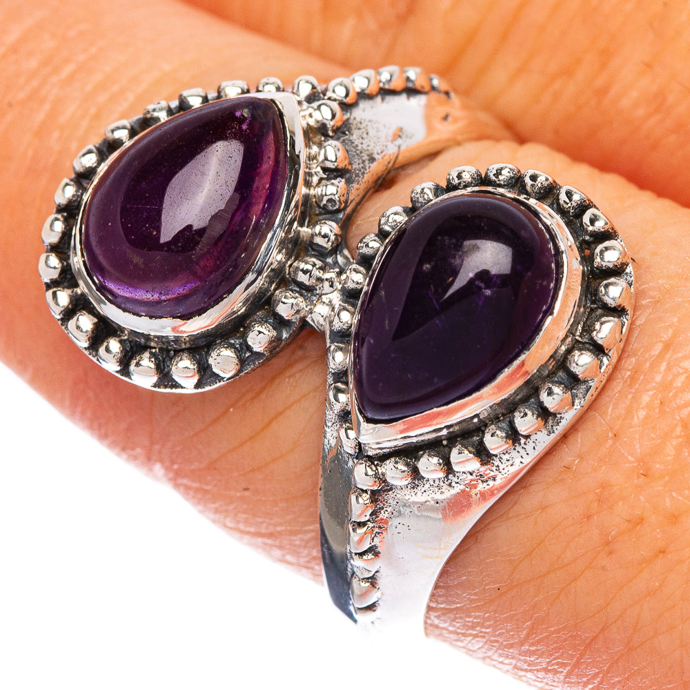 Amethyst Ring Size 8.75 (925 Sterling Silver) R1250