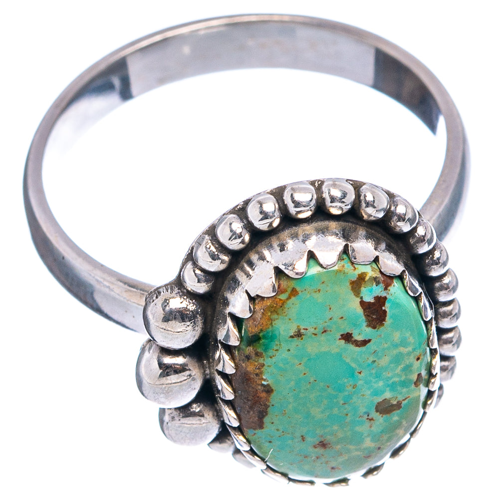 Rare Sonoran Gold Turquoise Ring Size 8 (.925 Sterling Silver)