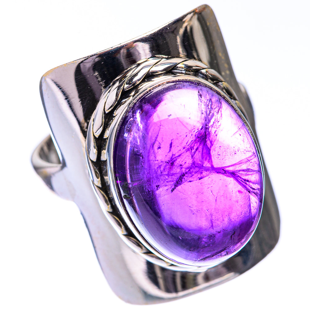Amethyst Ring Size 7.75 (925 Sterling Silver) R140764