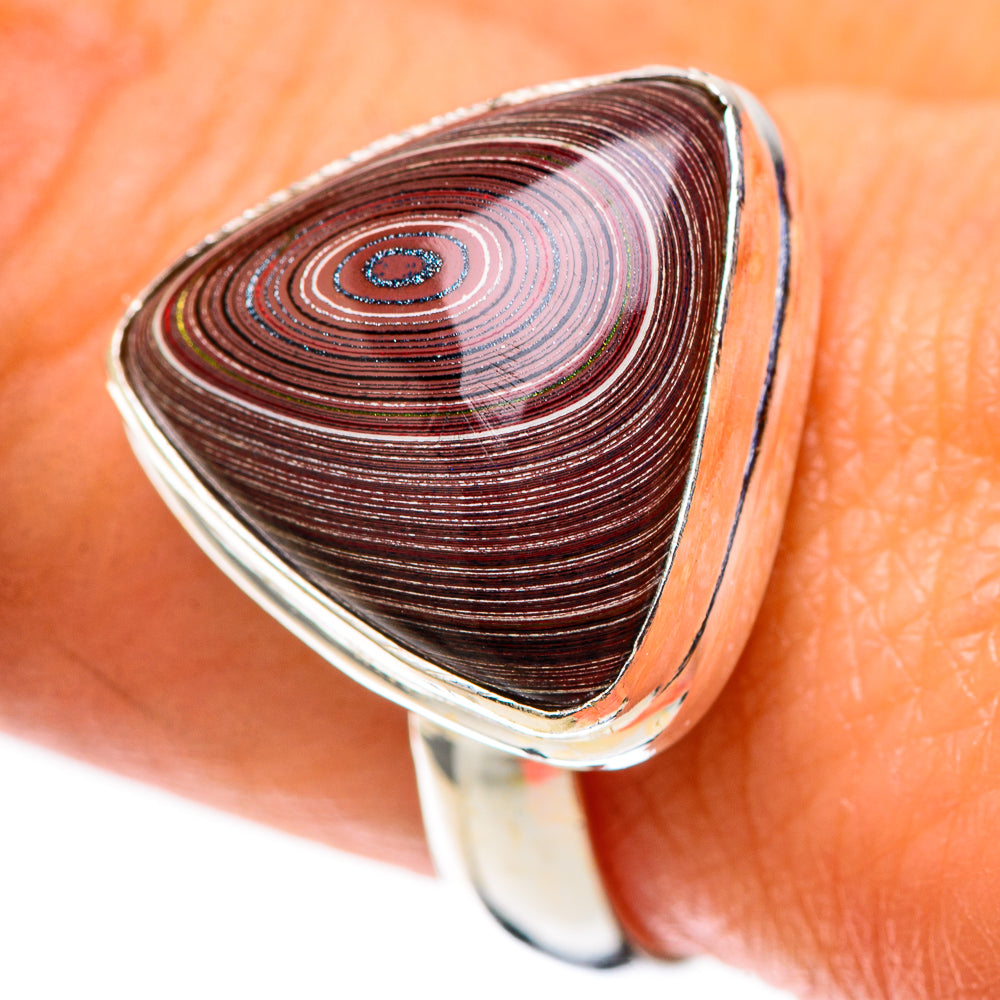 Fordite Ring Size 9 (925 Sterling Silver) RING138353