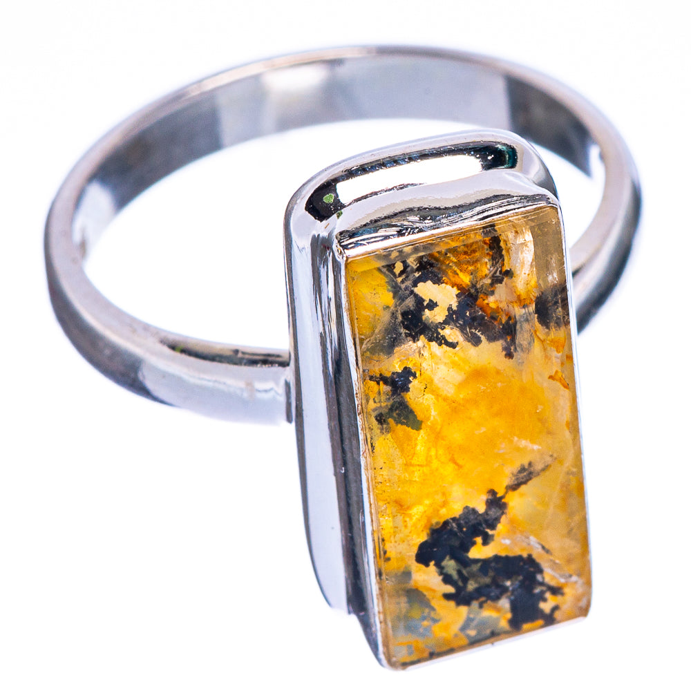 Scenic Dendritic Agate Ring Size 7 (925 Sterling Silver) R147239