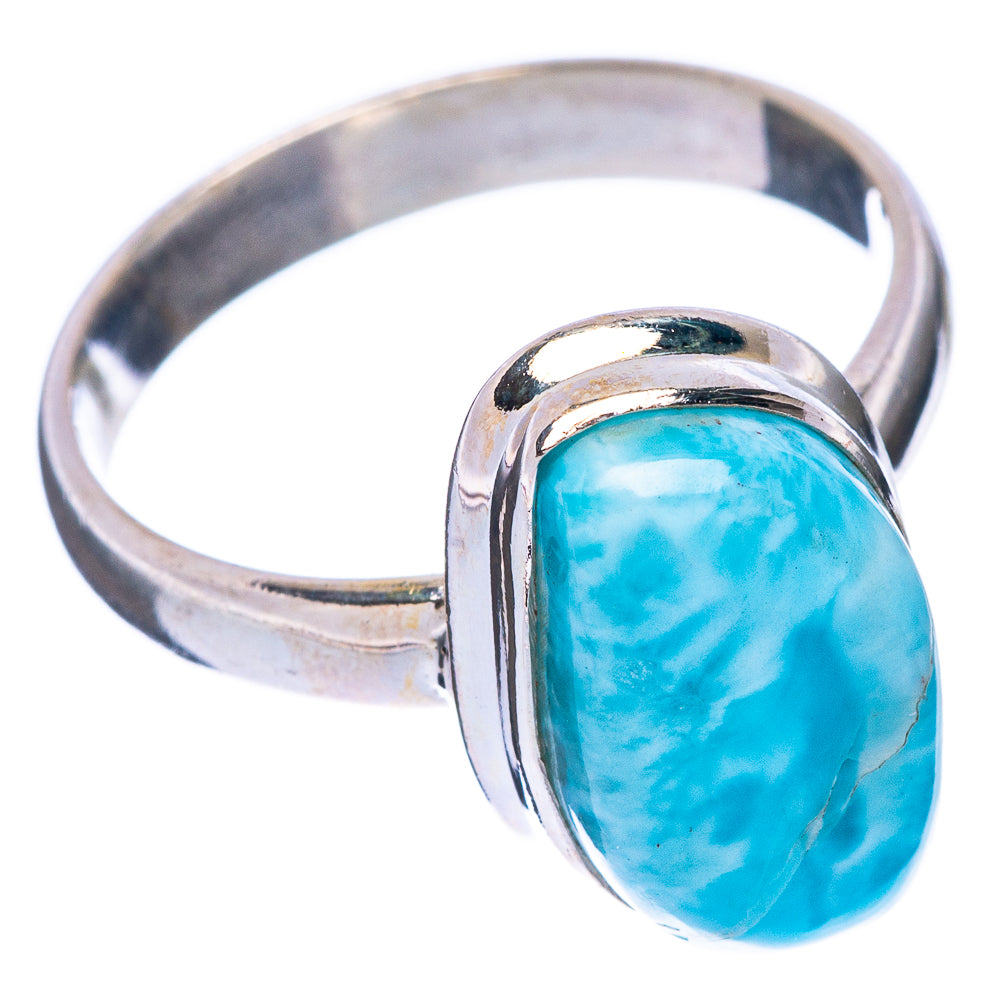 Larimar Ring Size 8.25 (925 Sterling Silver) R146811