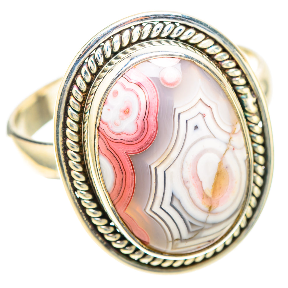 Laguna Lace Agate Ring Size 11.75 (925 Sterling Silver) RING138773