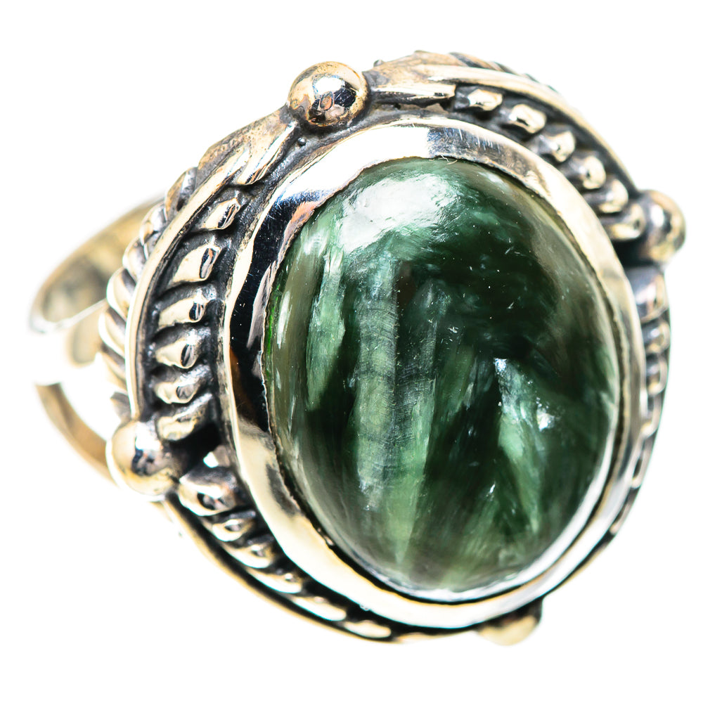 Seraphinite Ring Size 8.25 (925 Sterling Silver) RING139814