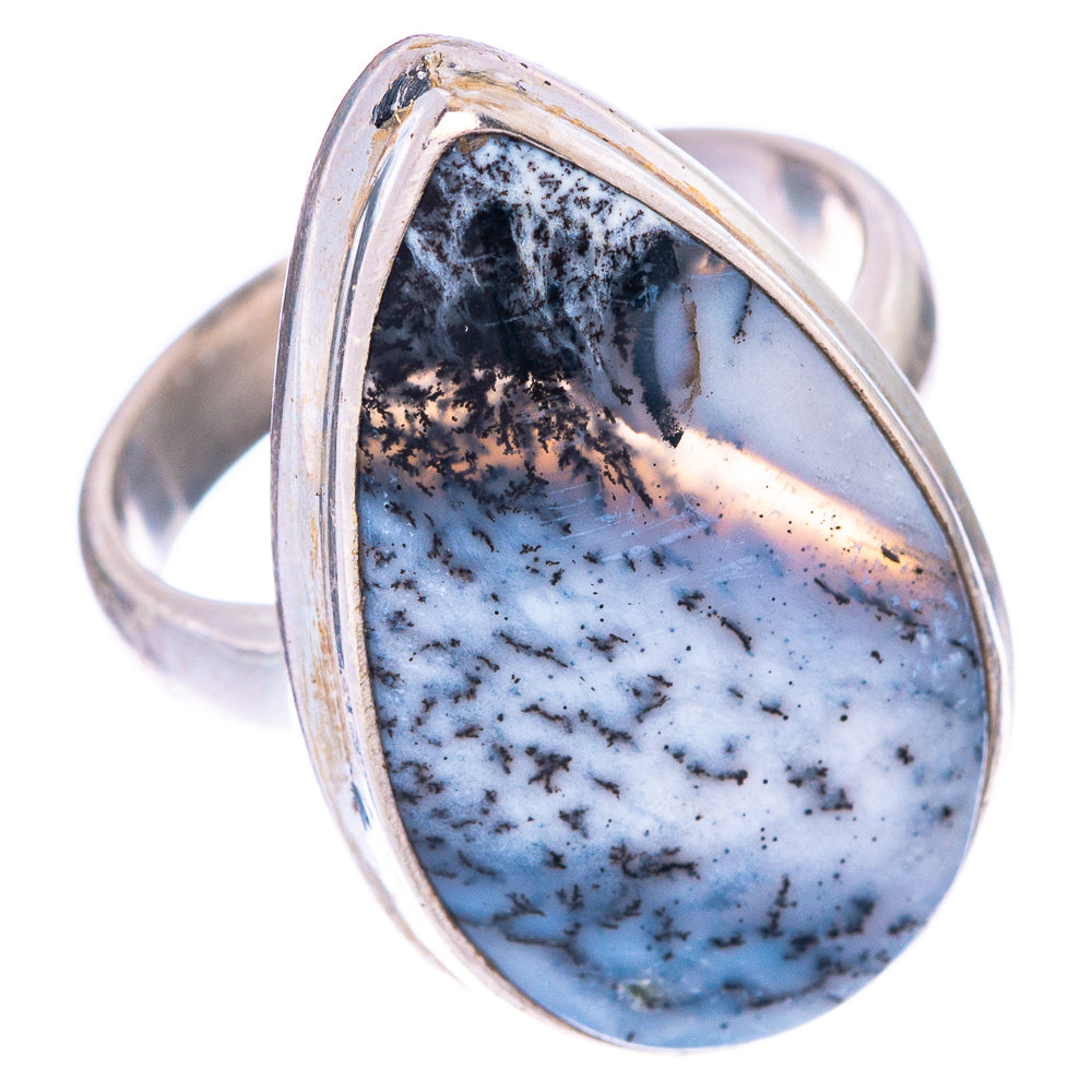 Dendritic Opal Ring Size 5.75 (925 Sterling Silver) R1503