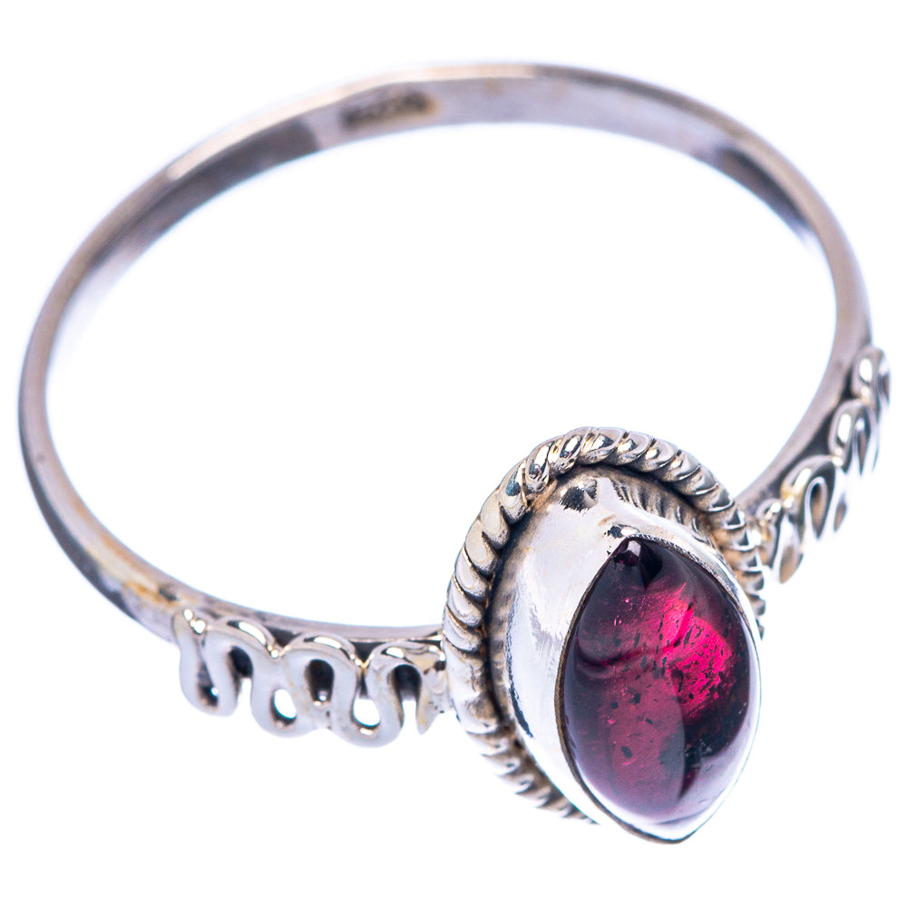 Garnet Dainty Ring Size 9.25 (925 Sterling Silver) R145700