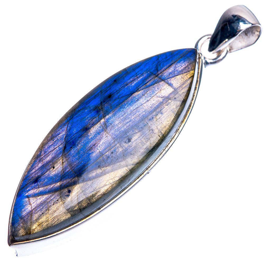 Labradorite Pendant 2 1/8" (925 Sterling Silver) P39108