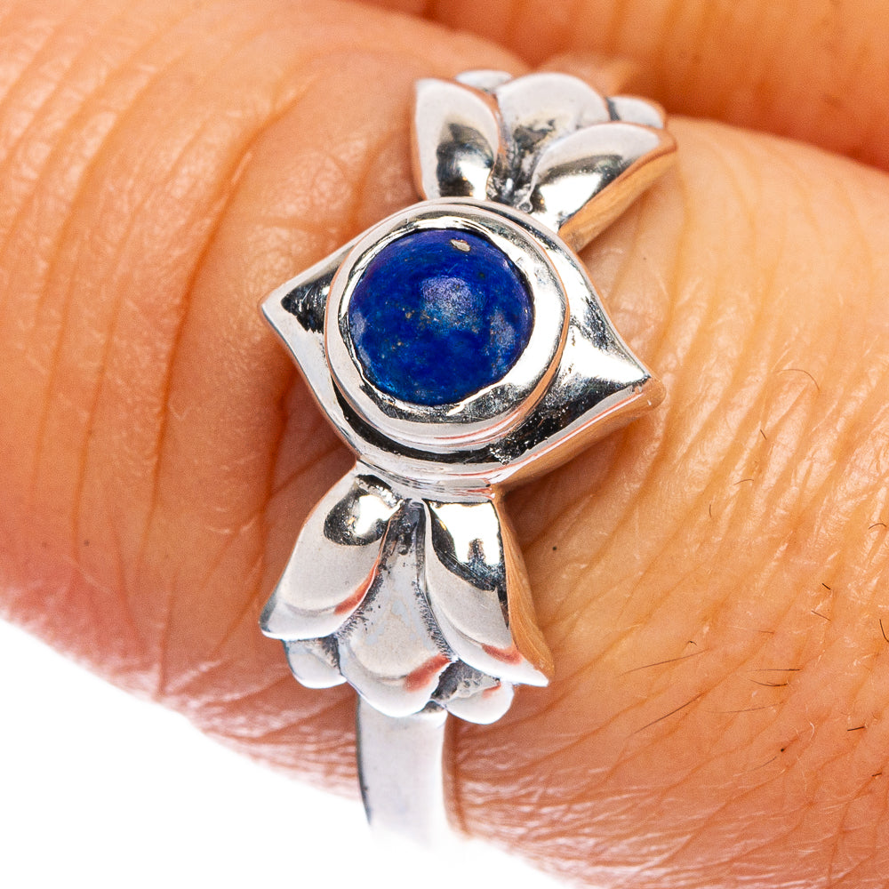 Lapis Lazuli Ring Size 7.75 (925 Sterling Silver) R1105