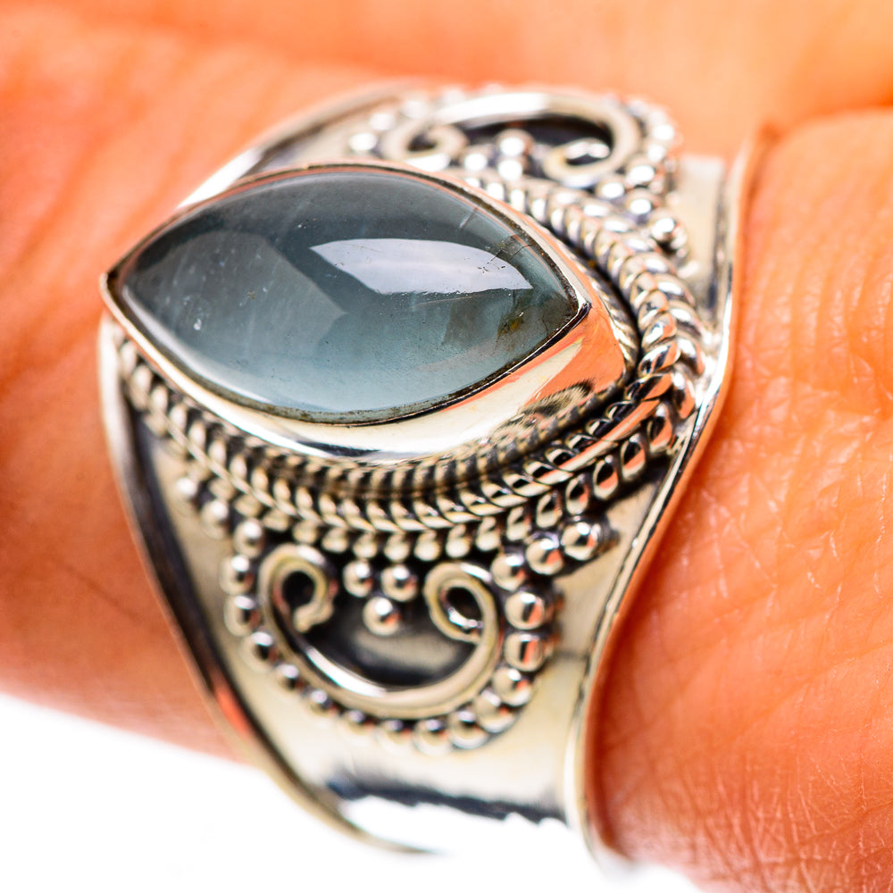 Natural Aquamarine Ring Size 9 (925 Sterling Silver) RING138571