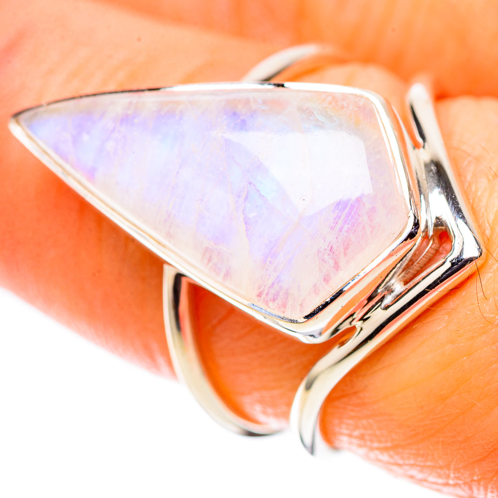 Premium Rainbow Moonstone Ring Size 7.25 (925 Sterling Silver) RING138082