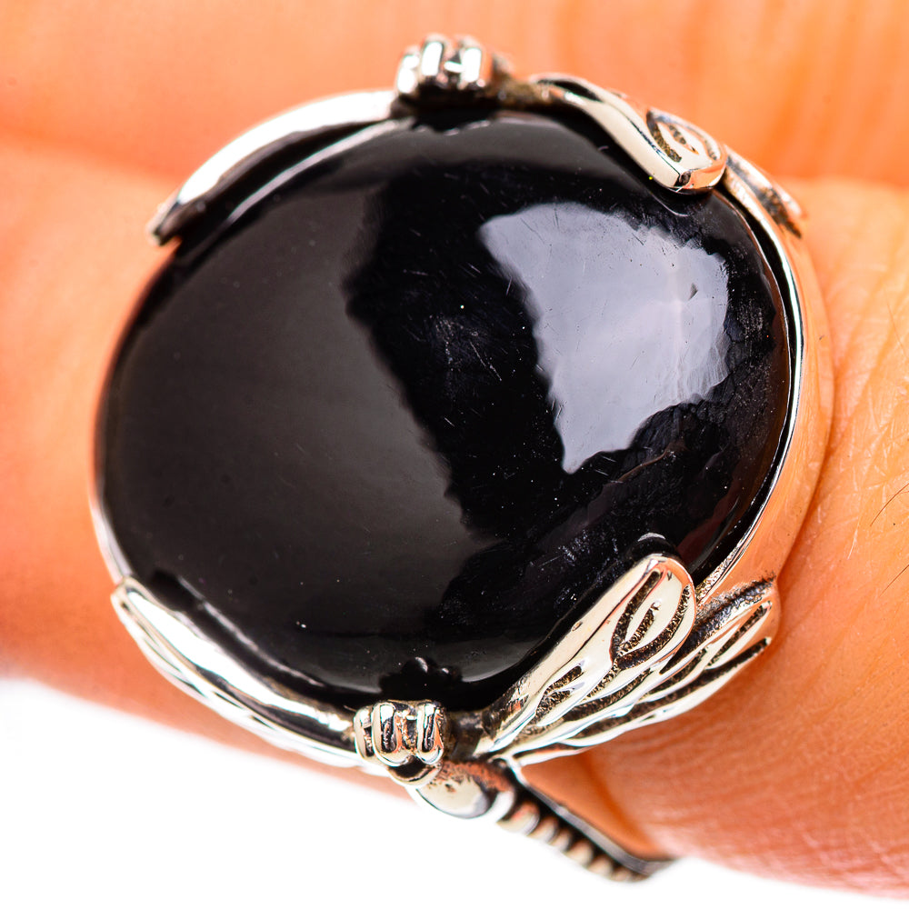 Black Onyx Ring Size 6.75 (925 Sterling Silver) RING138969