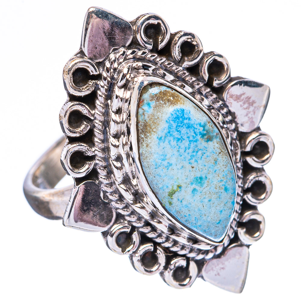 Rare Golden Hills Turquoise Ring Size 5.75 (925 Sterling Silver) R4253