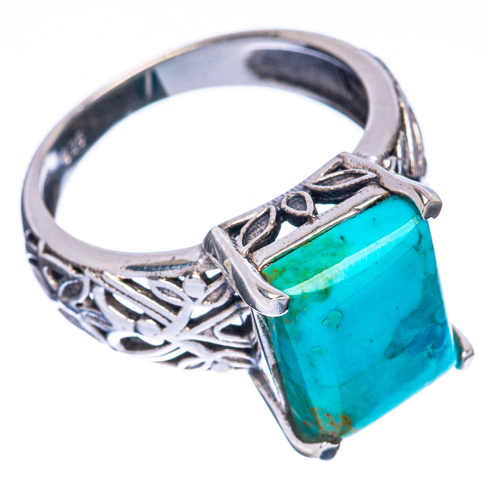 Rare Arizona Turquoise Ring Size 6.5 (925 Sterling Silver) R2969