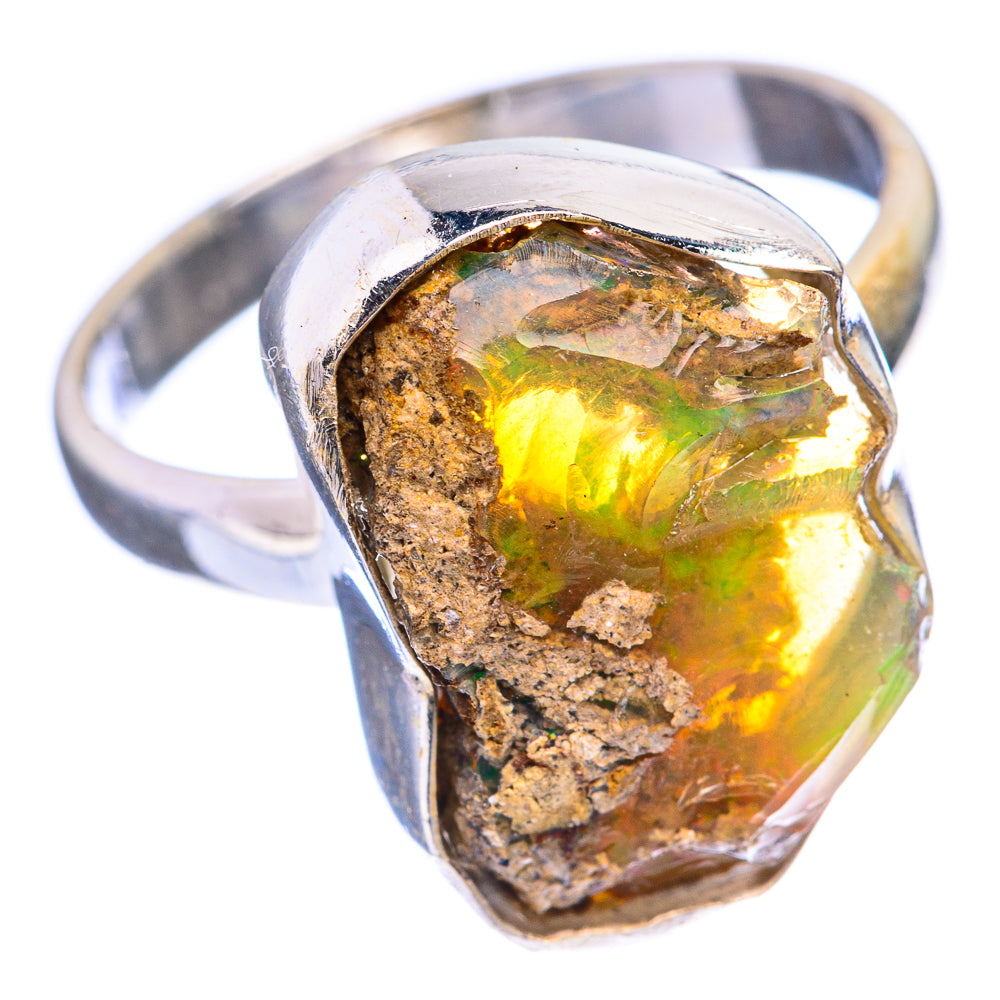 Raw Ethiopian Opal Ring Size 9.75 (925 Sterling Silver) R142830