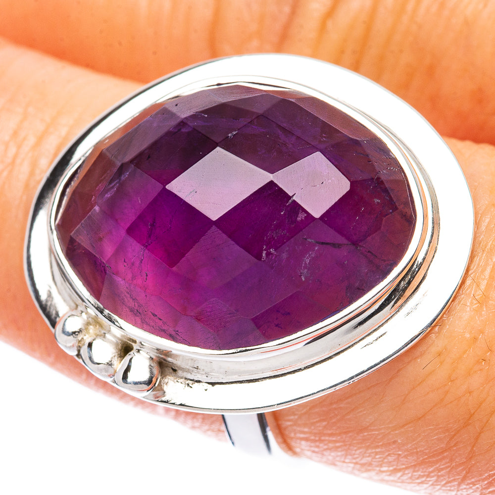 Asc Premium Amethyst Ring Size 7.75 (925 Sterling Silver) R3474