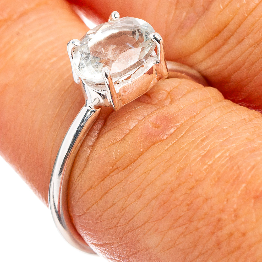 Aquamarine Ring Size 7 (.925 Sterling Silver)