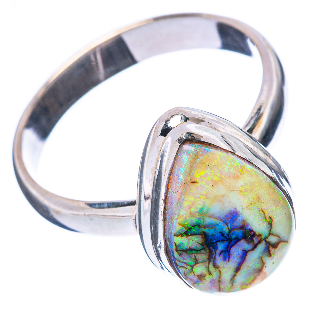Rare Sterling Opal Ring Size 9.25 (925 Sterling Silver) R4451