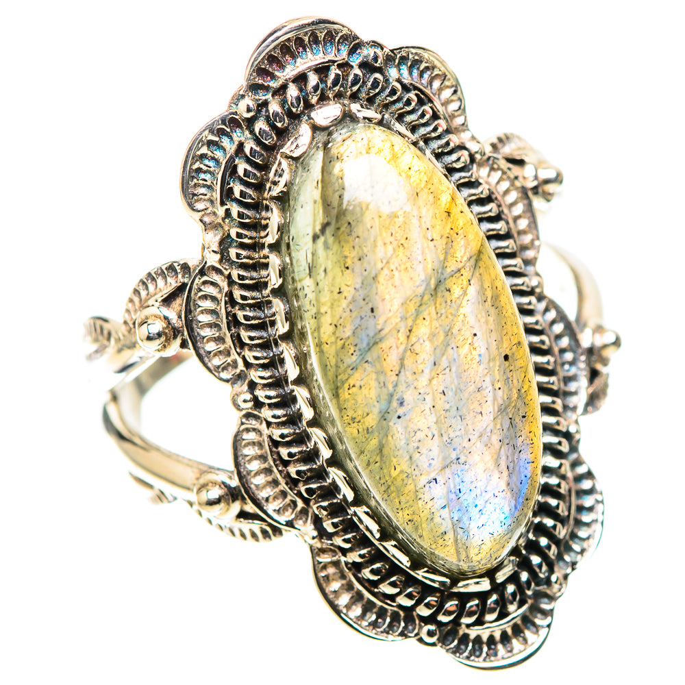 Labradorite Ring Size 8.25 (925 Sterling Silver) RING138348