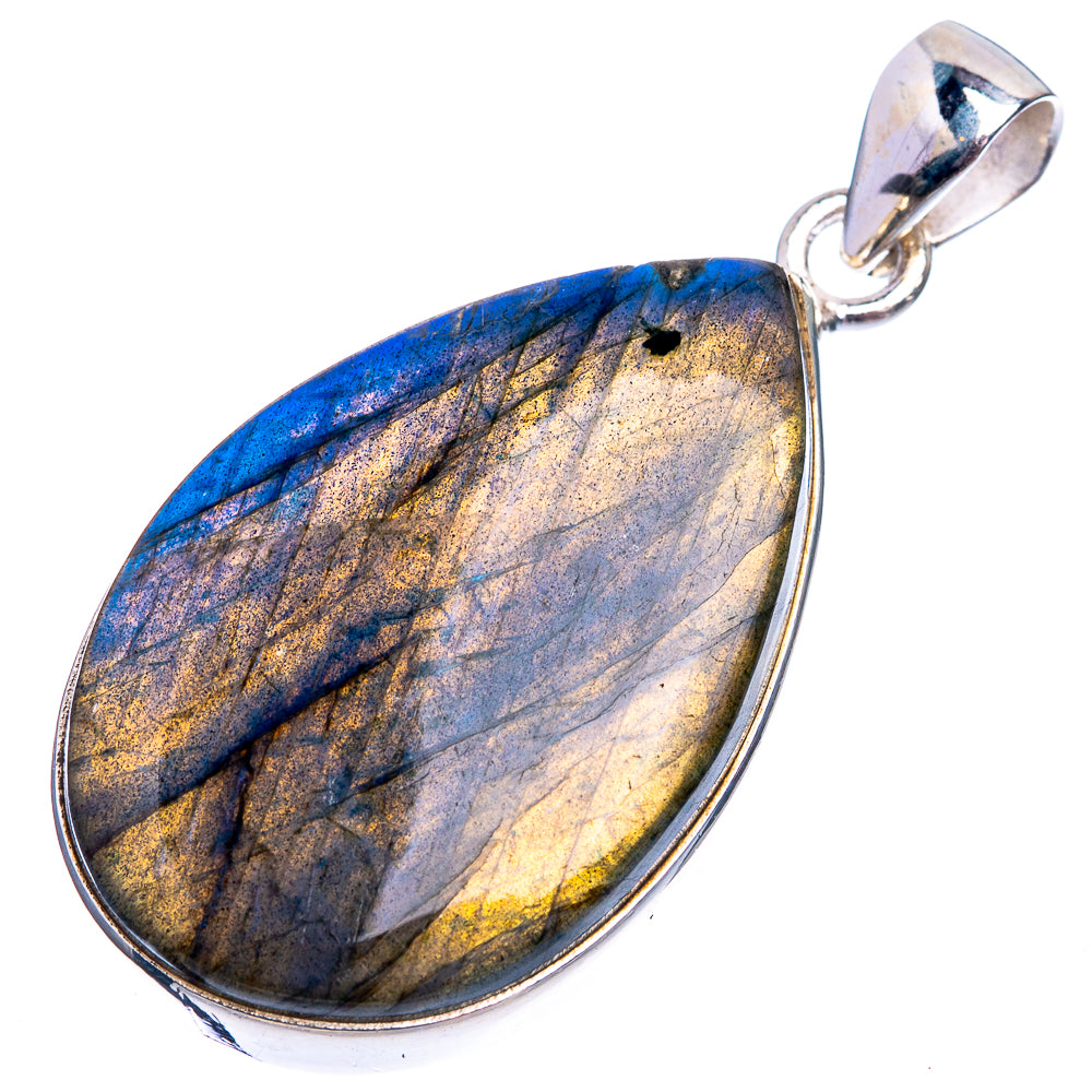 Labradorite Pendant 1 3/4" (925 Sterling Silver) P38960