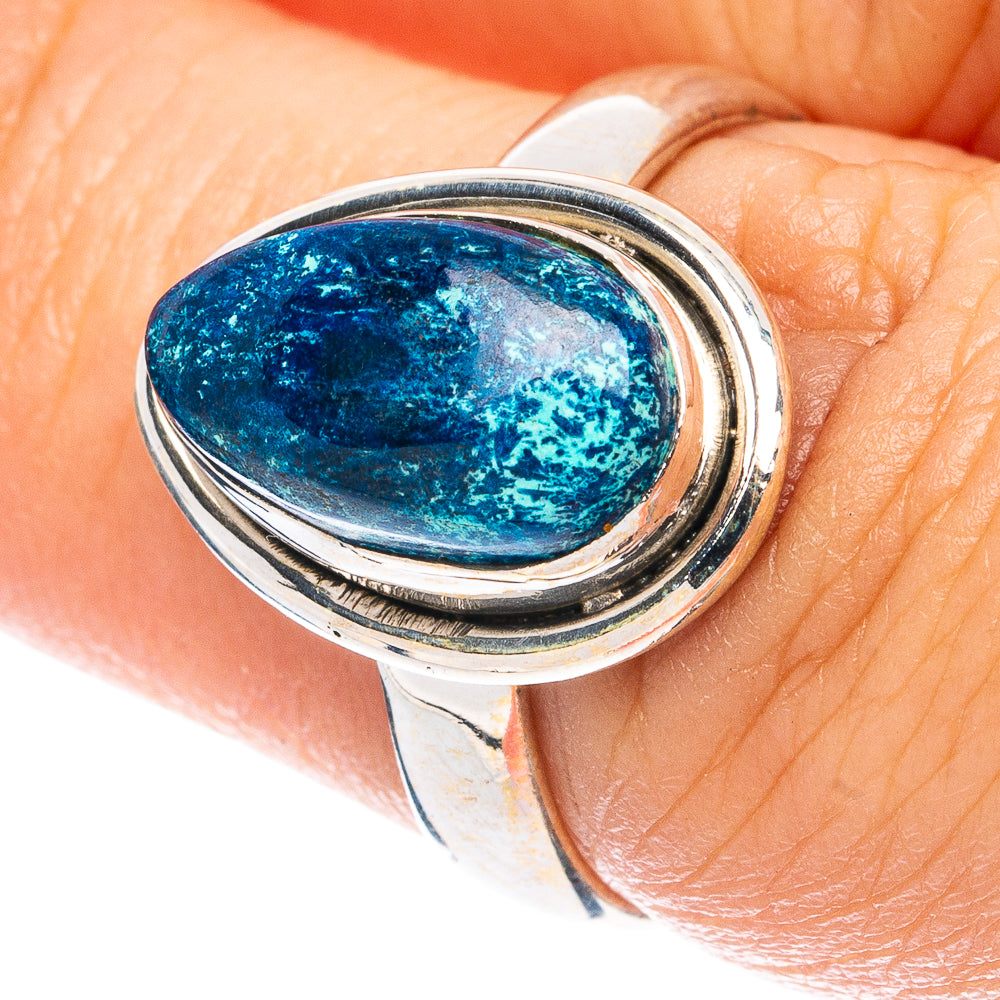 Shattuckite Ring Size 6.75 (925 Sterling Silver) R4978