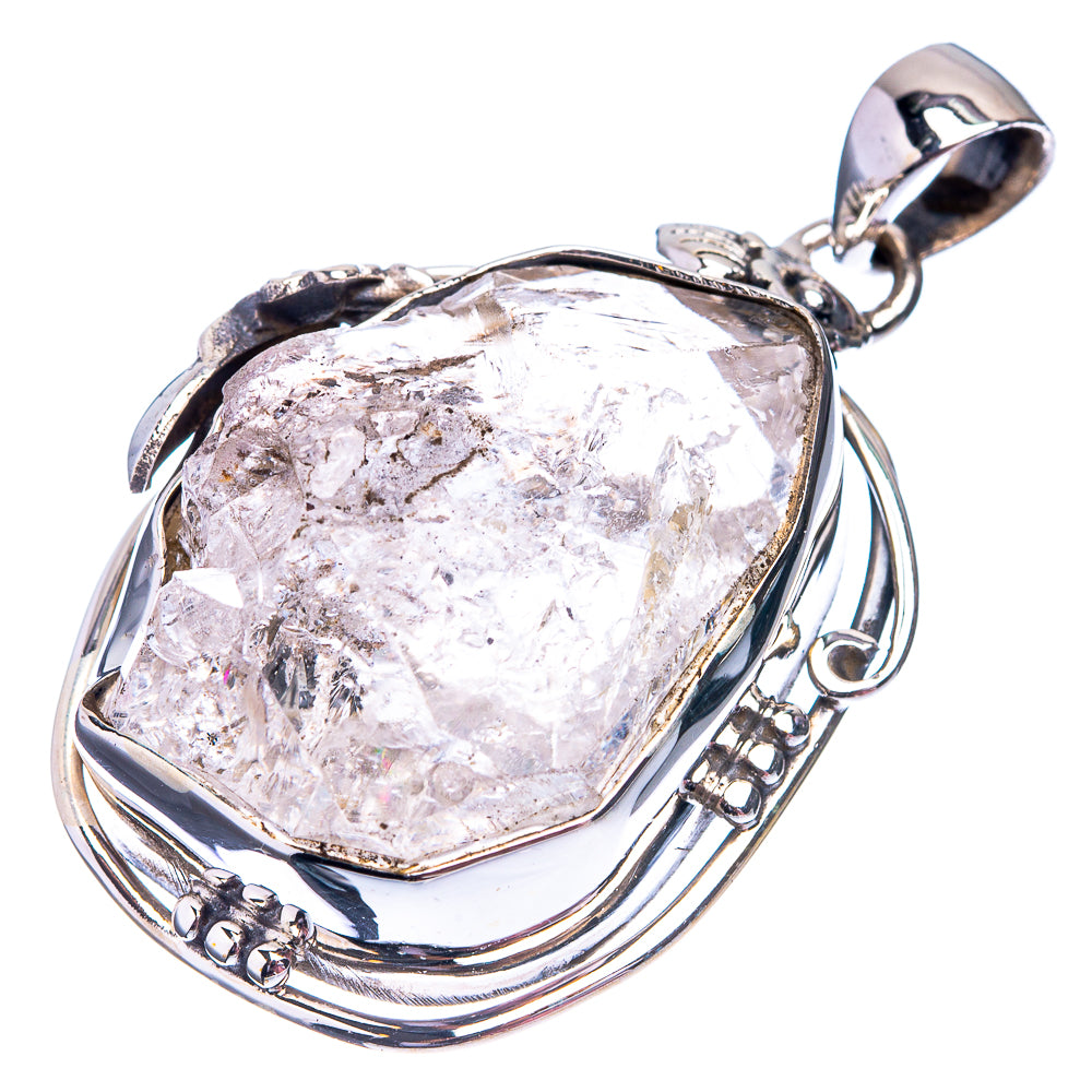 Herkimer Diamond Pendant 1 5/8" (925 Sterling Silver) P38854