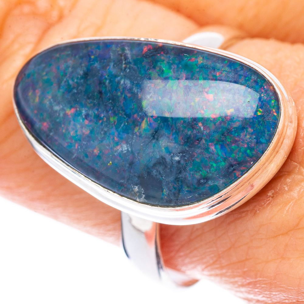 Rare Triplet Opal Ring Size 9.75 (925 Sterling Silver) R2070