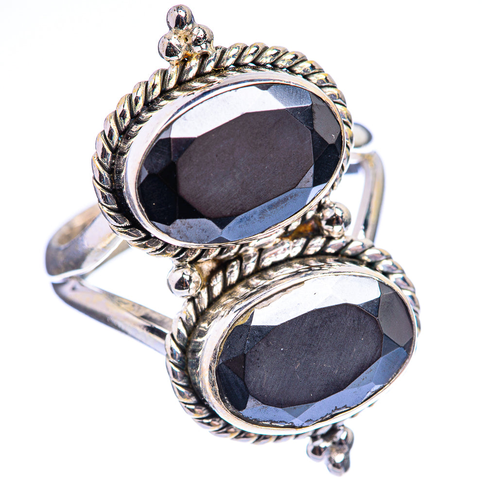 Black Onyx Ring Size 7.75 (925 Sterling Silver) R142797