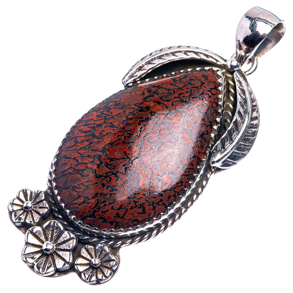 Dinosaur Bone Pendant 2 1/8" (925 Sterling Silver) P38929