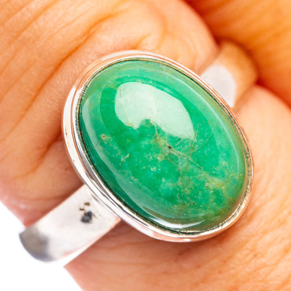 Variscite Ring Size 8.5 (.925 Sterling Silver)