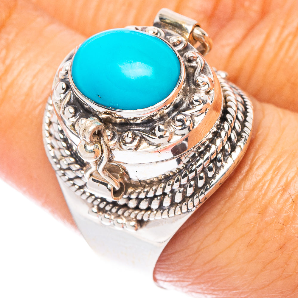 Poison Sleeping Beauty Turquoise Ring Size 8.5 (925 Sterling Silver) R7180