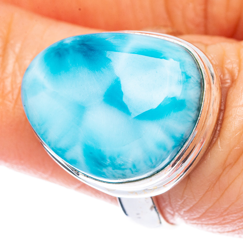 Larimar Ring Size 7 (925 Sterling Silver) R2931