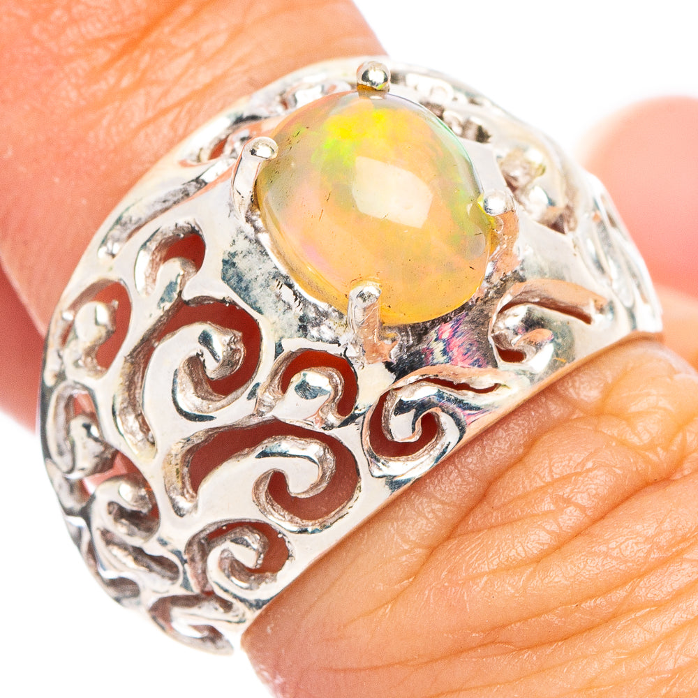 Rare Ethiopian Opal Ring Size 6 (.925 Sterling Silver)