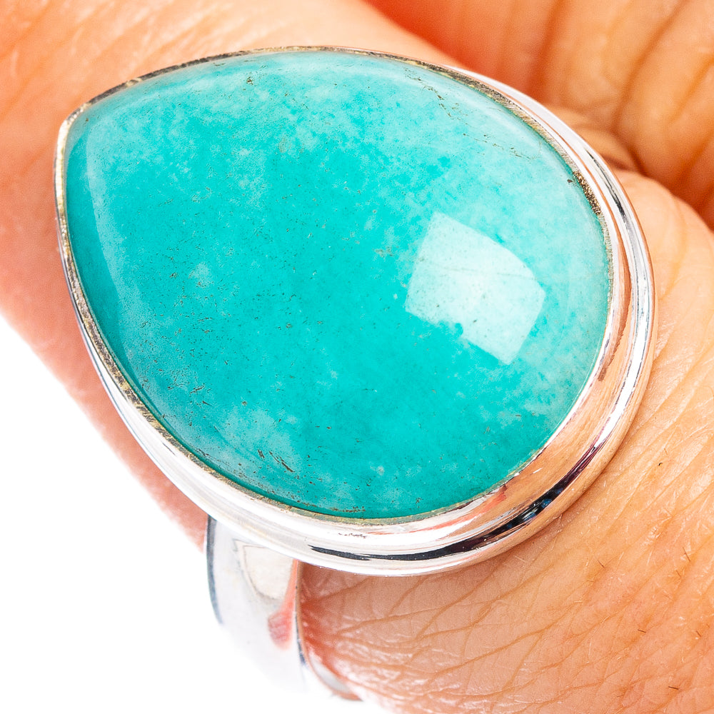 Amazonite Ring Size 9 (.925 Sterling Silver)
