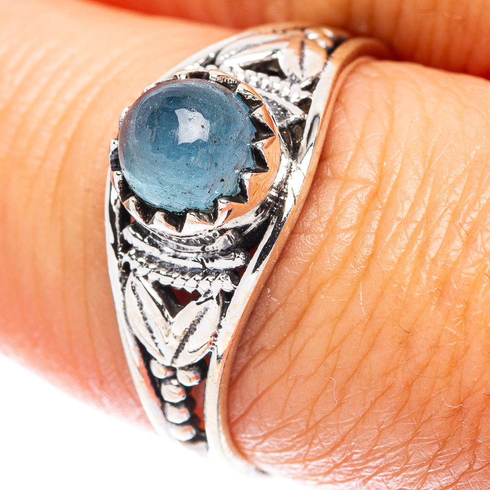 Aquamarine Dainty Ring Size 7.75 (925 Sterling Silver) R5915
