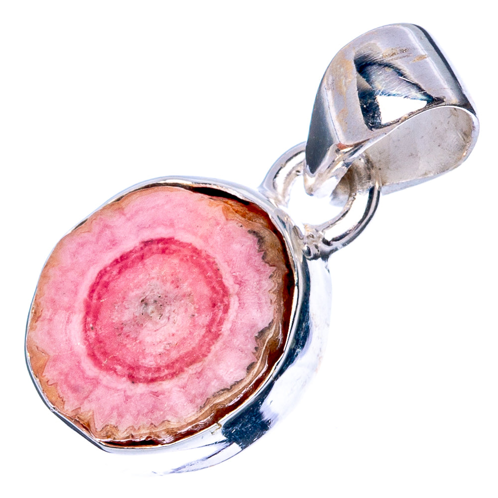 Rare Rhodochrosite Stalactite Pendant 7/8" (925 Sterling Silver) P42973