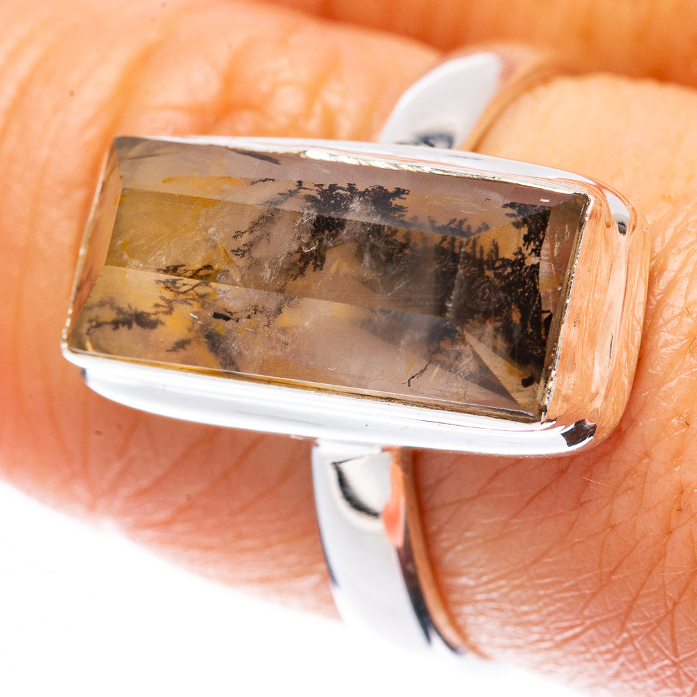 Scenic Dendritic Ring Size 8 (925 Sterling Silver) R2149