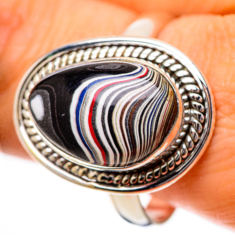 Fordite Ring Size 12 (925 Sterling Silver) RING139733