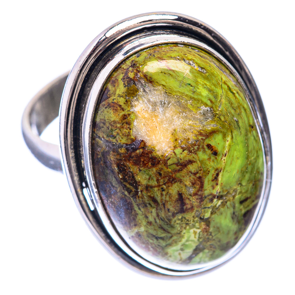 Gaspeite Ring Size 8.75 (925 Sterling Silver) R141596