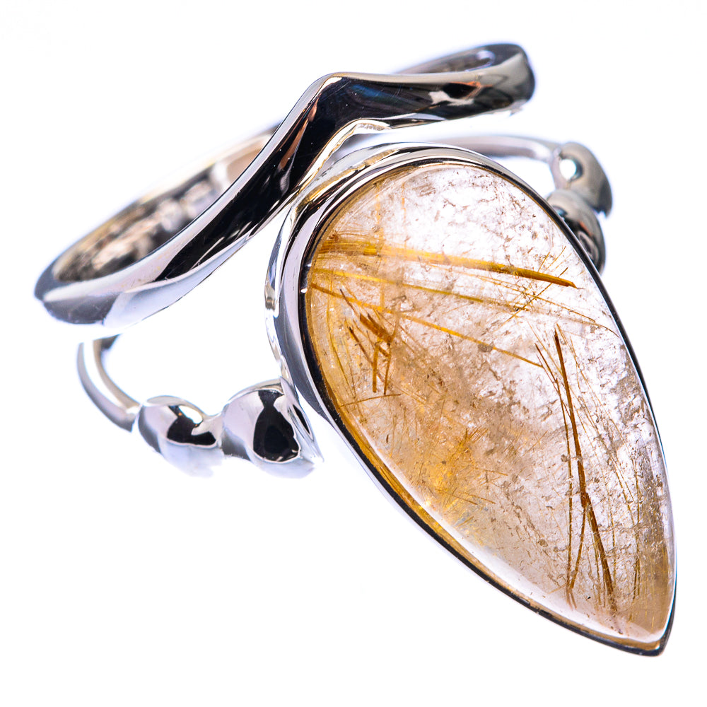 Premium Rutilated Quartz Ring Size 7 (925 Sterling Silver) R141776