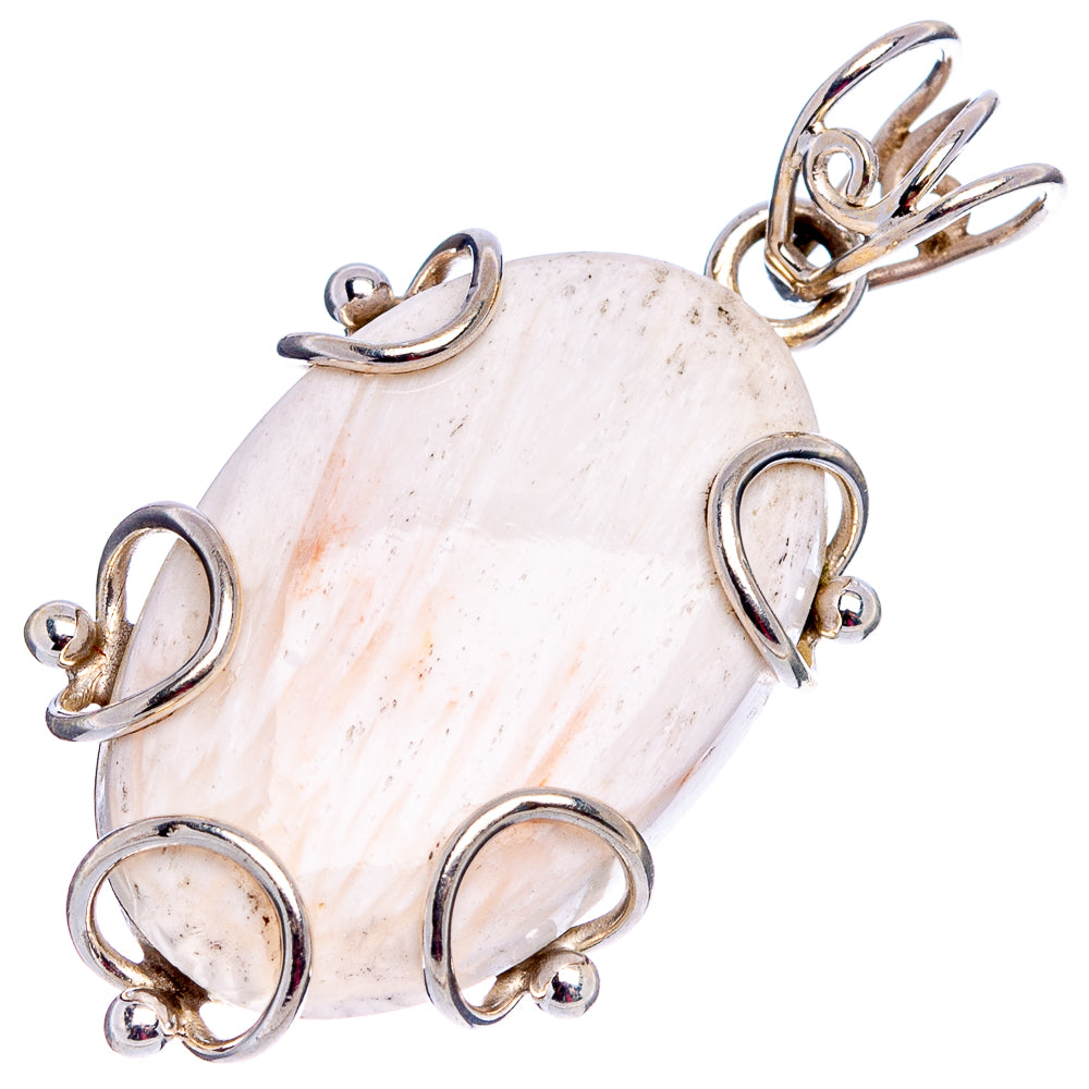 Scolecite Pendant 1 5/8" (.925 Sterling Silver)