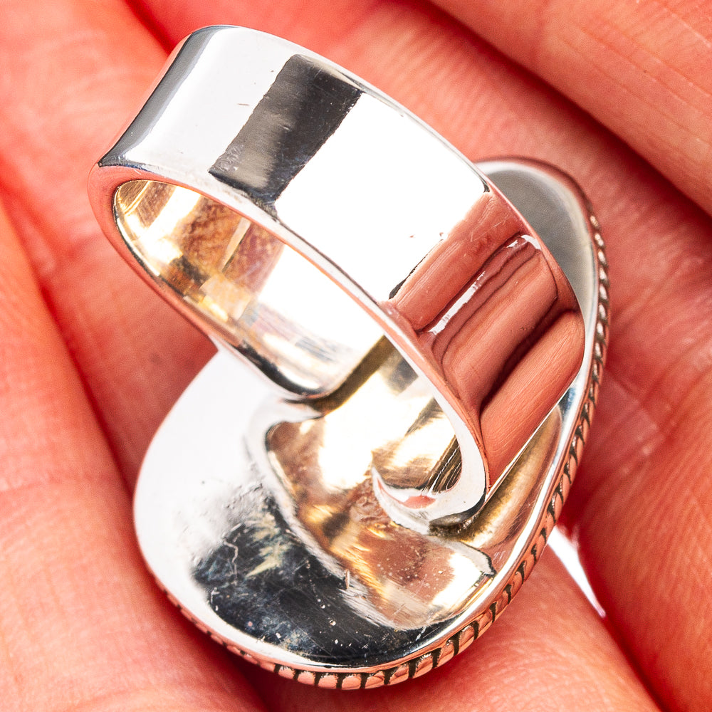 Exclusive Boulder Opal Matrix Ring Size 6 Adjustable (.925 Sterling Silver)
