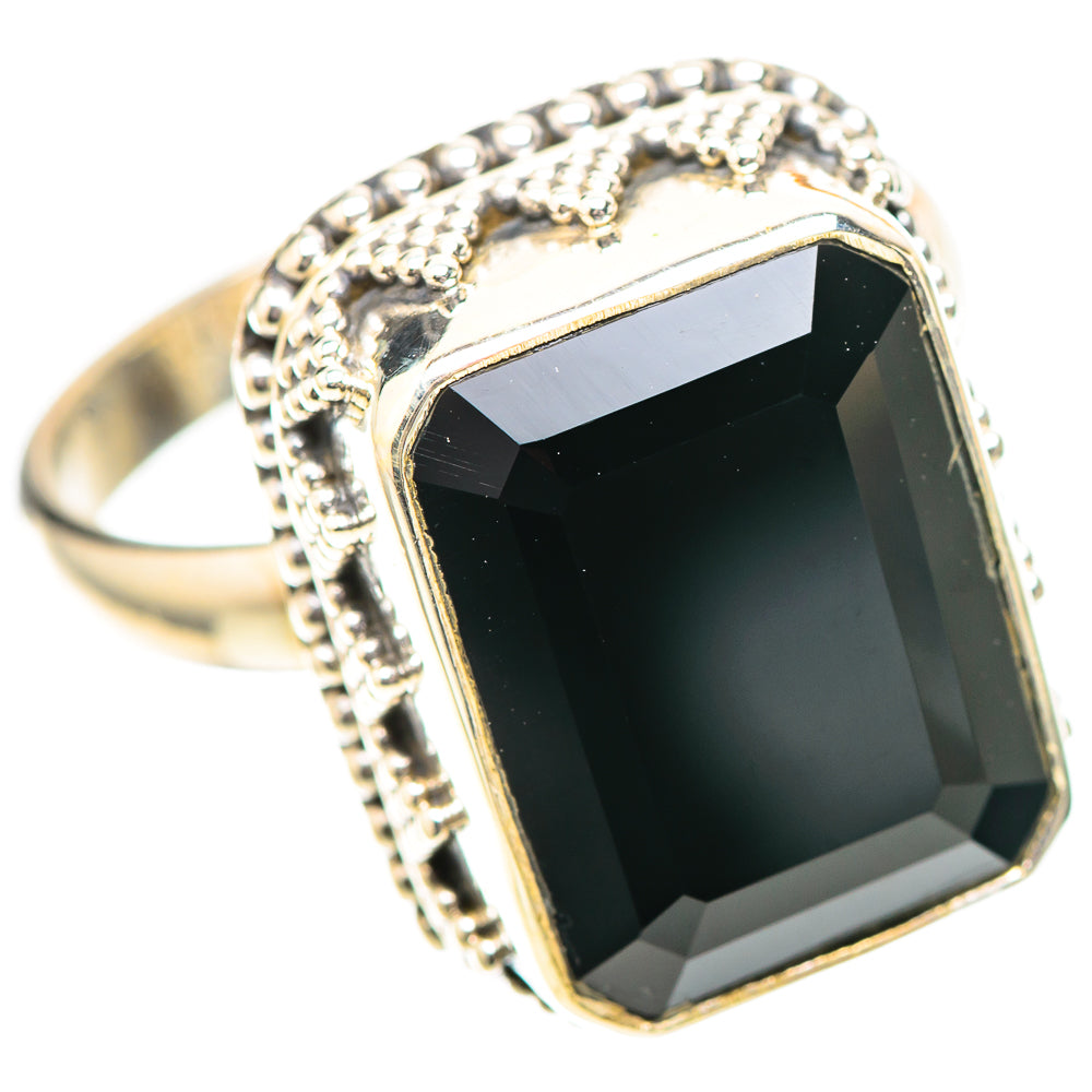 Black Onyx Ring Size 9.75 (925 Sterling Silver) RING138998