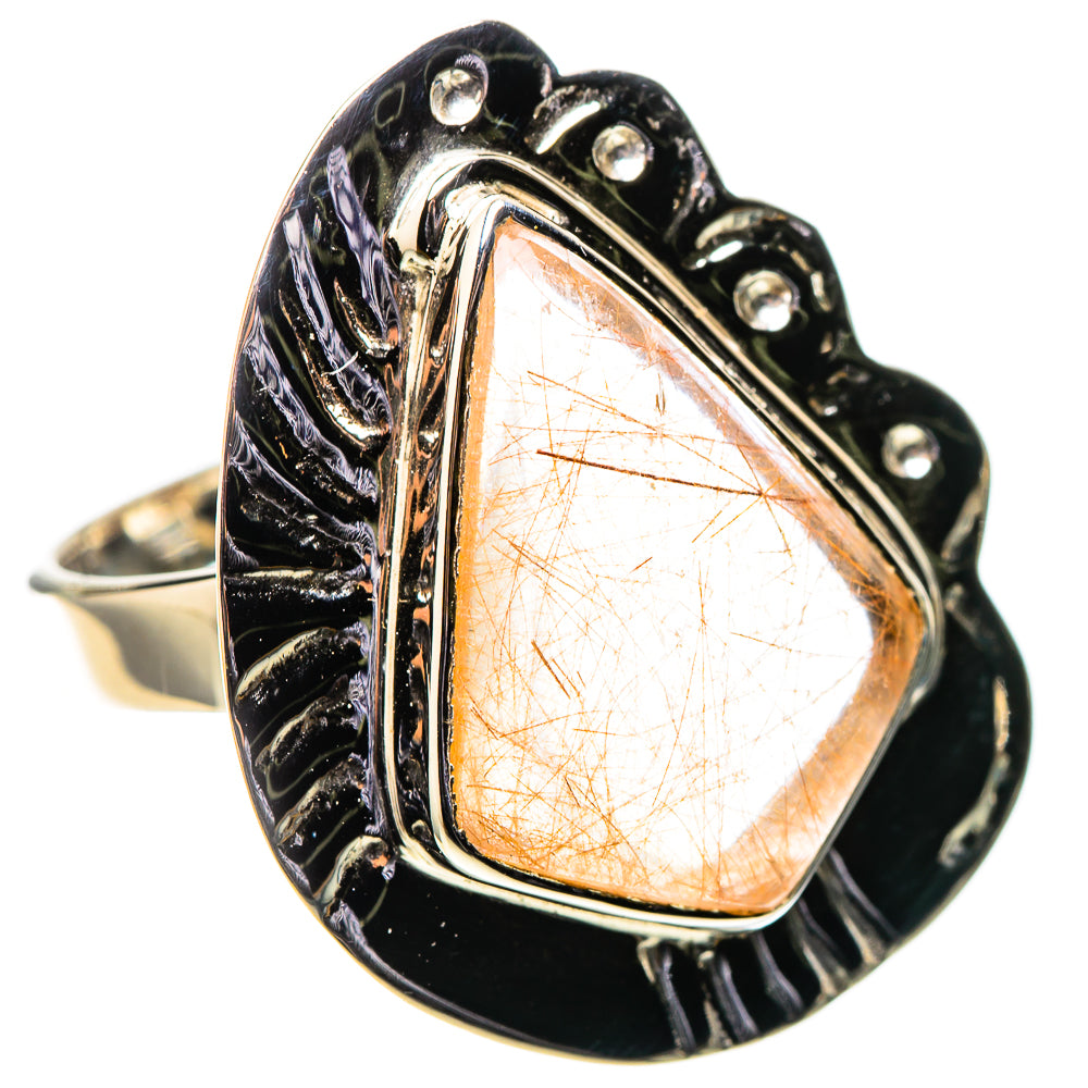 Premium Rutilated Quartz Ring Size 8.25 (925 Sterling Silver) RING138079