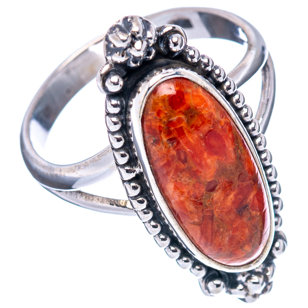 Sponge Coral Ring Size 6.5 (.925 Sterling Silver)