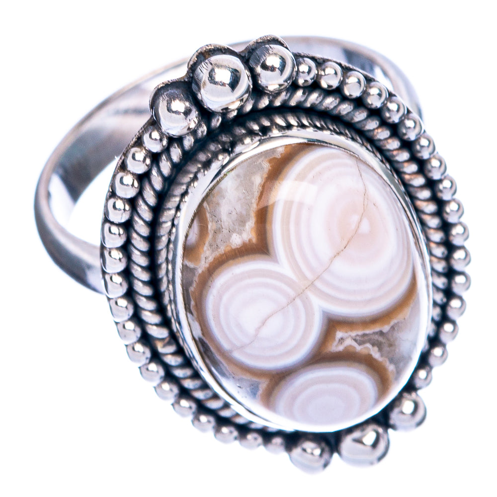 Ocean Jasper Ring Size 6.75 (925 Sterling Silver) R144479