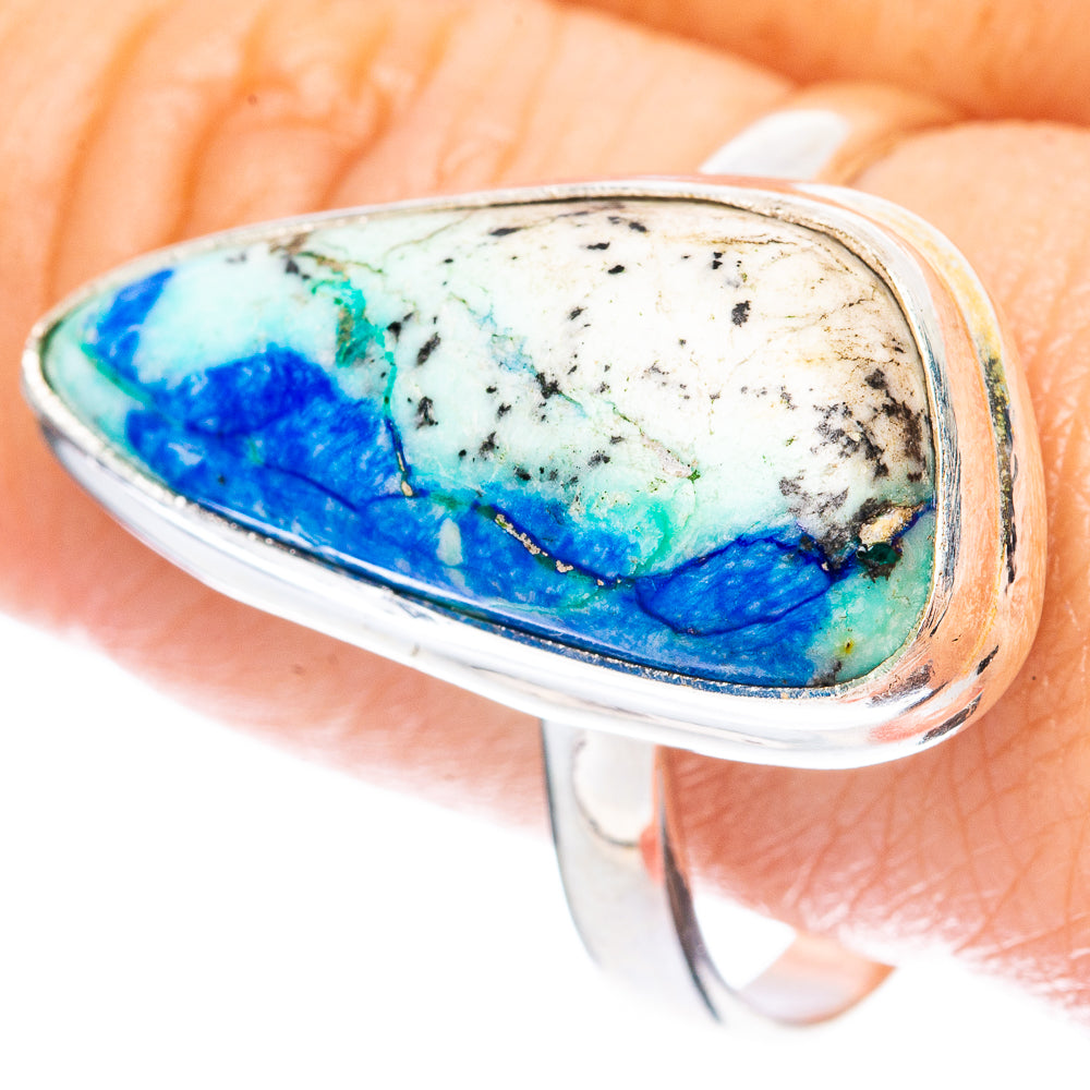 K2 Blue Azurite Ring Size 11 (925 Sterling Silver) R3384