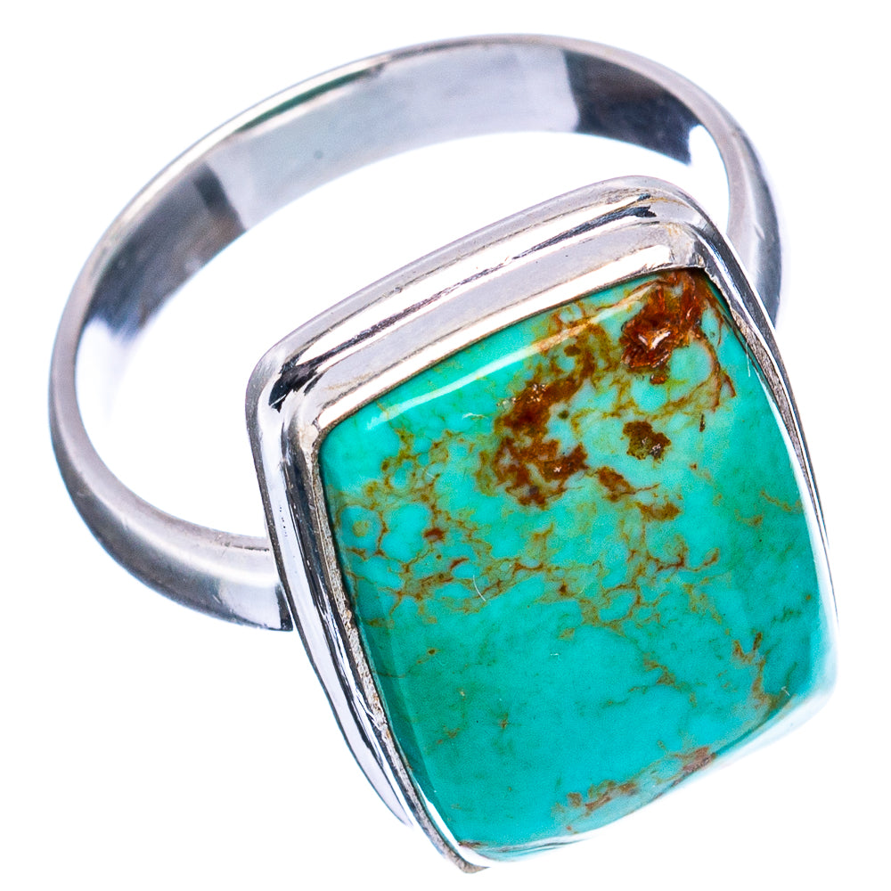 Rare Kingman Turquoise Ring Size 7.75 (.925 Sterling Silver)