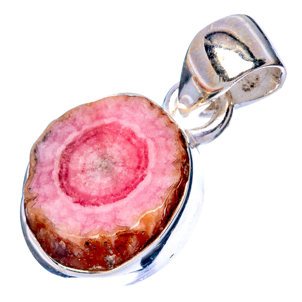 Rare Rhodochrosite Stalactite Pendant 7/8" (925 Sterling Silver) P42962